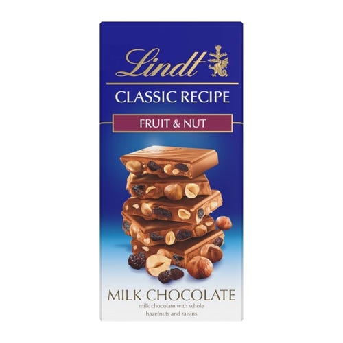Barra de chocolate con leche, frutas y frutos secos, RECETA CLÁSICA (5.3 oz)