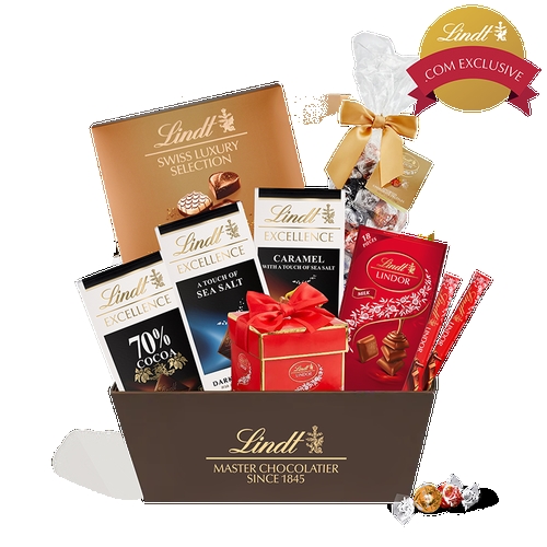 Cesta de regalo de clásicos del chocolate