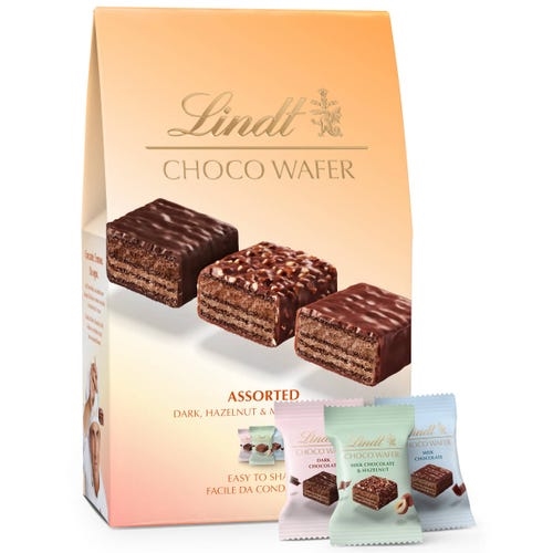 Barquillos de chocolate surtidos
