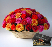 Milagros de amor (24 Rosas + Chocolates)