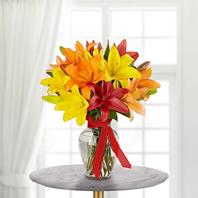 Elegance (6 Lilies stems)