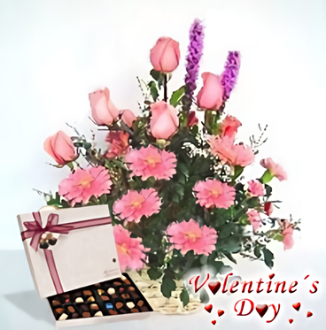 Stand by Me (6 Roses + 3 Gerbera Daisies + Chocolates)