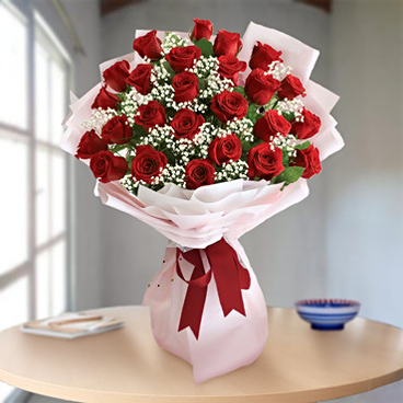 Rosas de regalo románticas (ramo de 12 rosas)