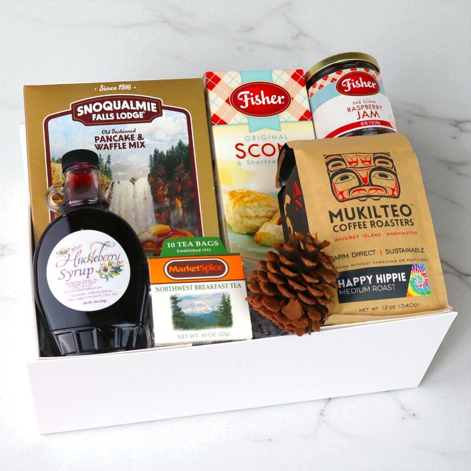 Caja de regalo para el desayuno
