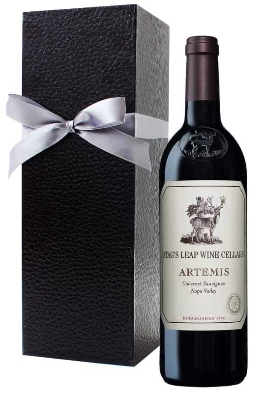 Vino Stag's Leap Wine Cellars Artemis Cabernet Sauvignon con caja de regalo negra