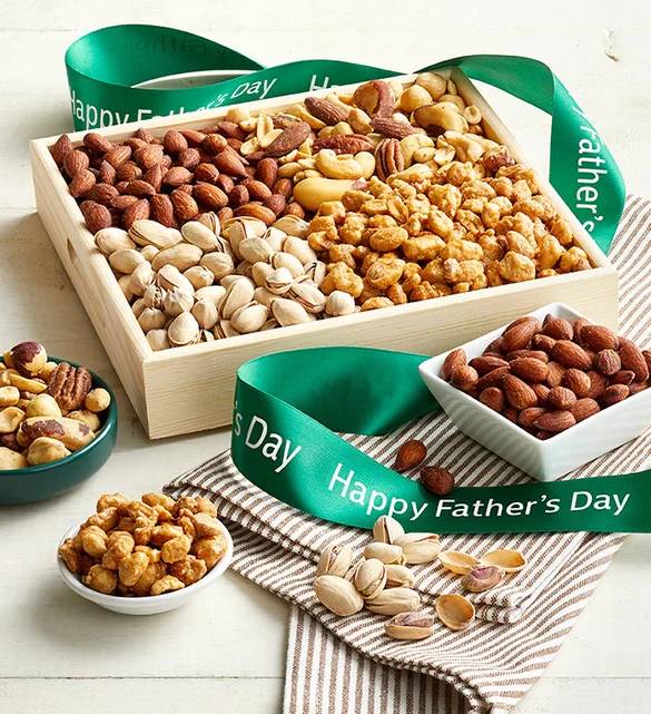 Surtido de frutos secos premium favorito de papá