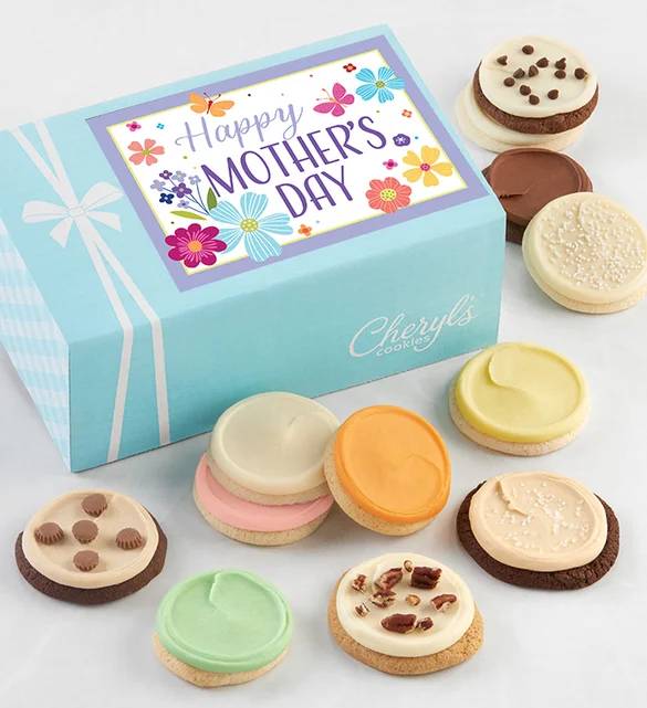 Caja de regalo con lazo para el Día de la Madre