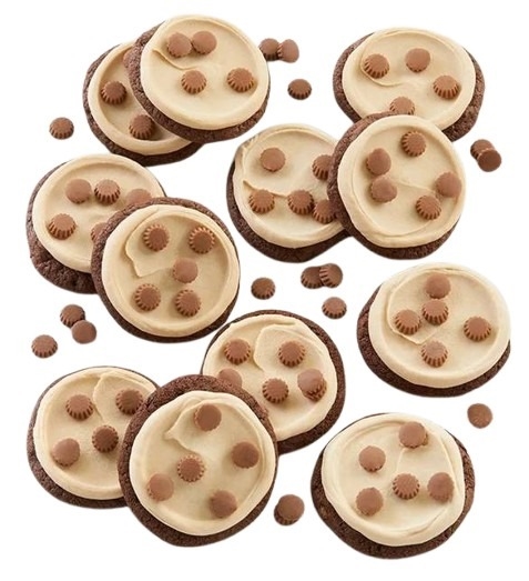 Caja con sabor a galleta Buckeye glaseada con mantequilla de cacahuete