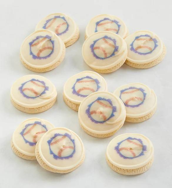 Caja de regalo de galletas de béisbol
