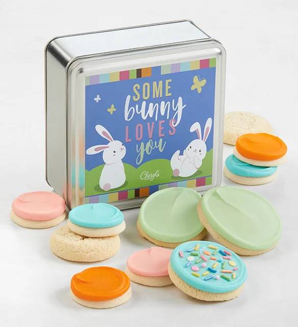 Lata de regalo con mini golosinas "Some Bunny Loves You"