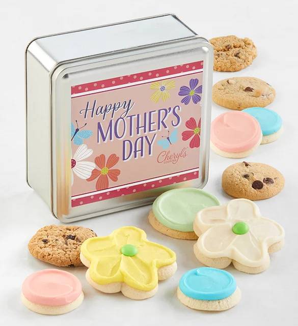 Lata de regalo con dulces para el Día de la Madre