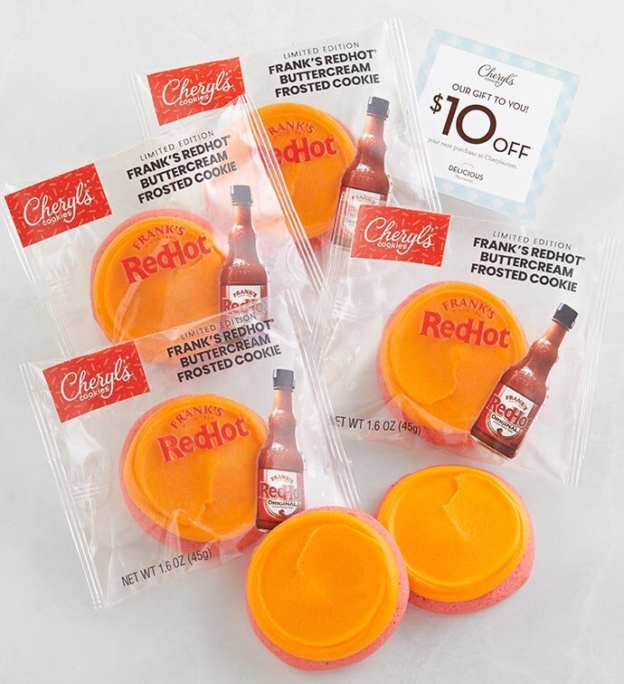 Surtido de galletas con glaseado de crema de mantequilla Frank's RedHot®