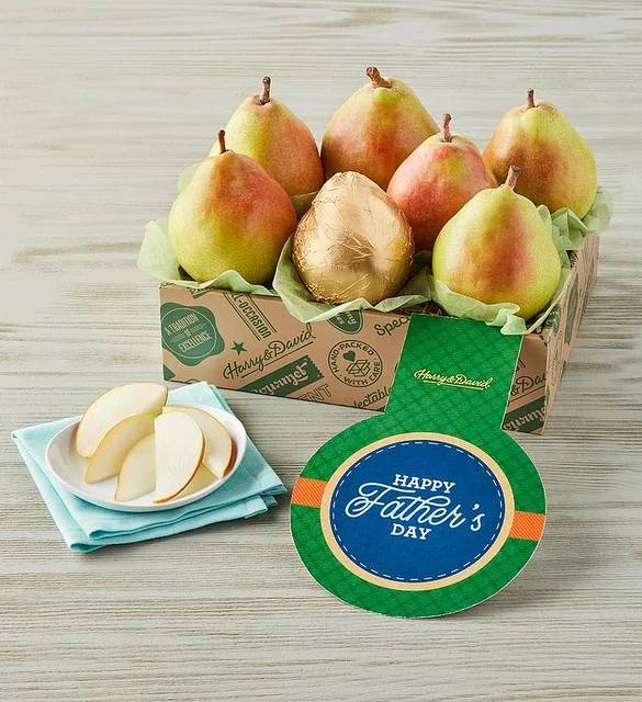 Caja de regalo de peras para el Día del Padre