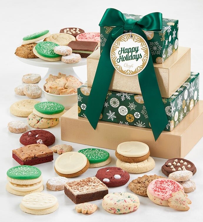 Torre de regalos de Sparkling Bakery