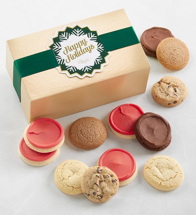 Caja de regalo de galletas espumosas sin azúcar