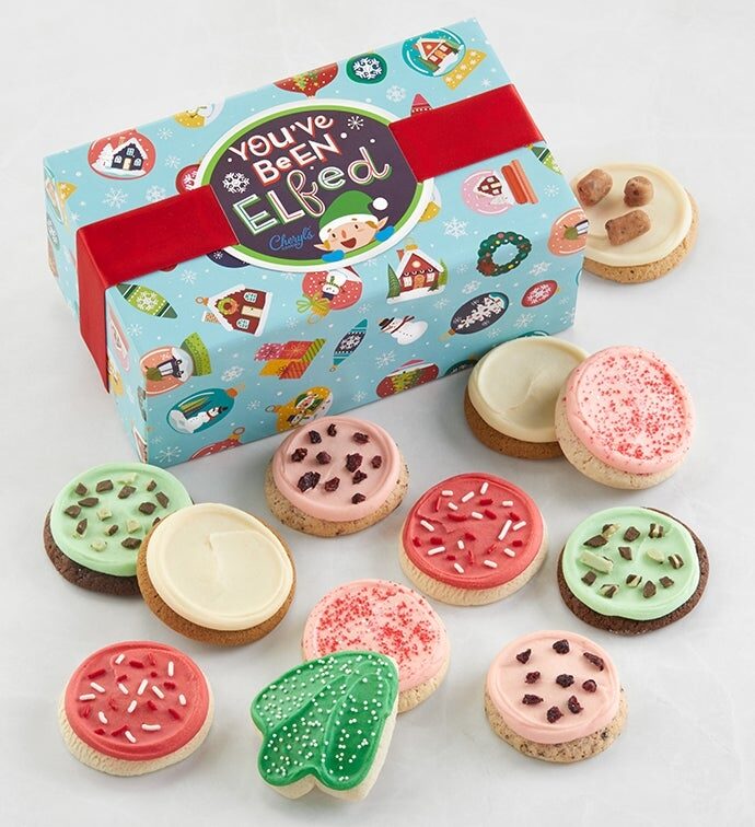 Caja de galletas "You've Been Elfed" (12 unidades)