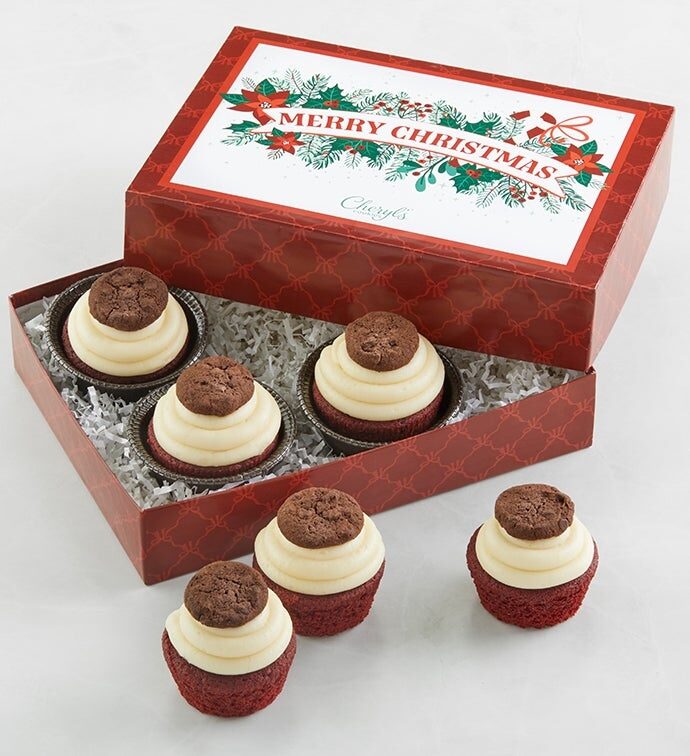 Magdalenas Red Velvet con glaseado de crema de mantequilla