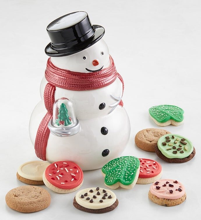 Tarro para galletas con forma de muñeco de nieve, edición de coleccionista