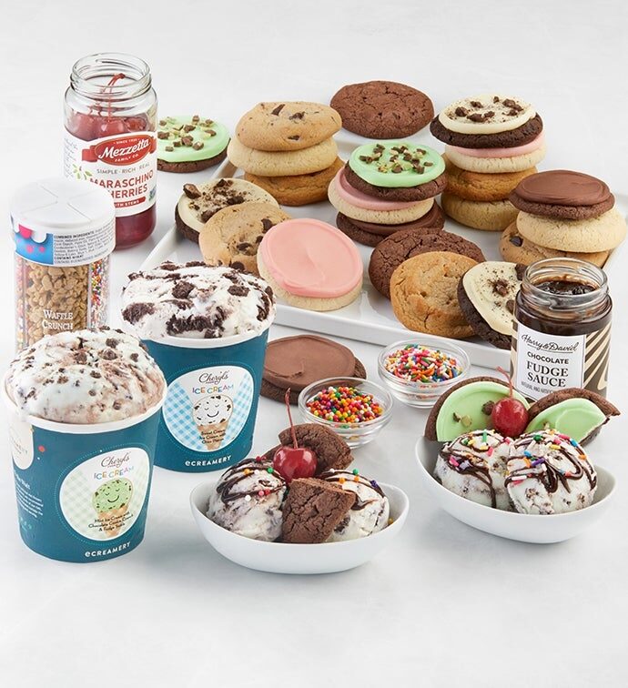 Kit para preparar helado sundae