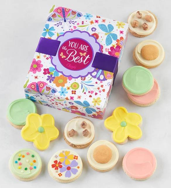 Caja de regalo de galletas "Eres la mejor"