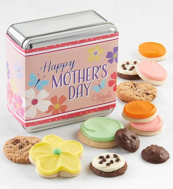 Lata de regalo con dulces para el Día de la Madre