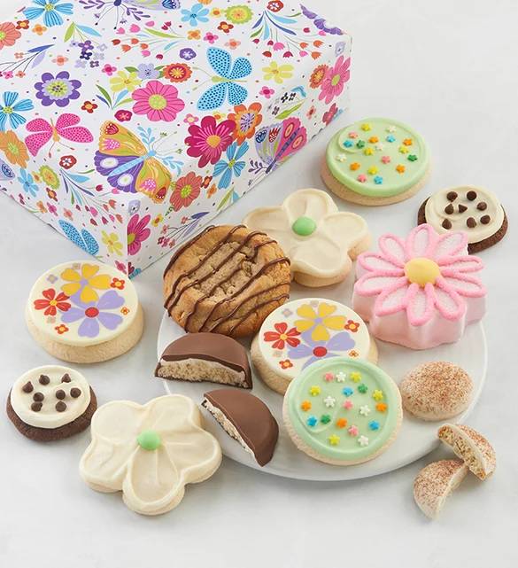 Regalo de galletas cubiertas de chocolate y dulces para el Día de la Madre
