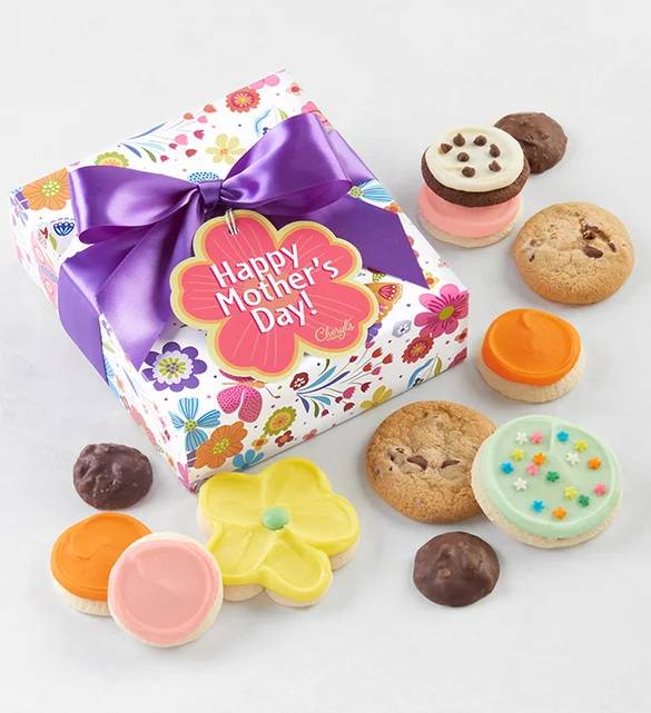Caja de regalo con dulces para el Día de la Madre