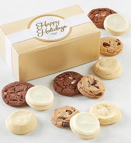 Caja de regalo de galletas veganas espumosas