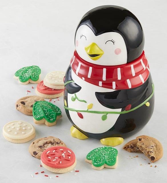 Tarro para galletas Penguin de edición de coleccionista