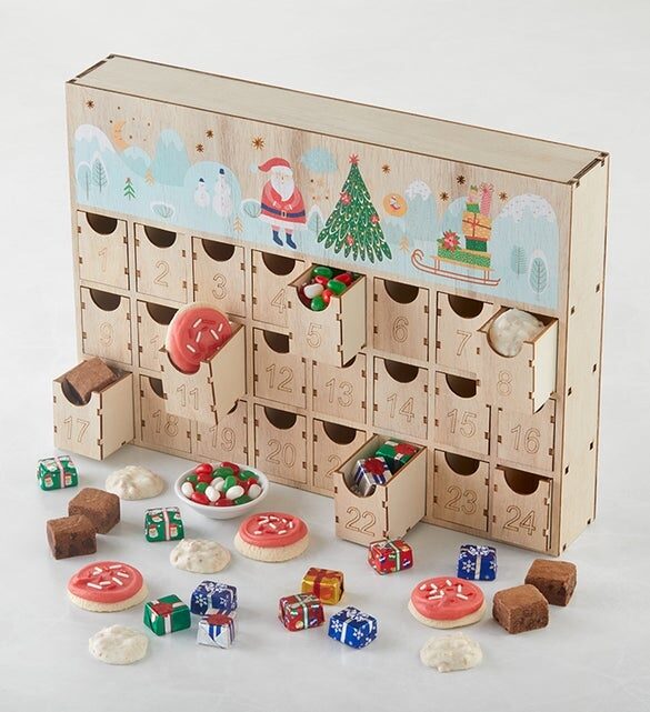 Calendario de Adviento de Madera