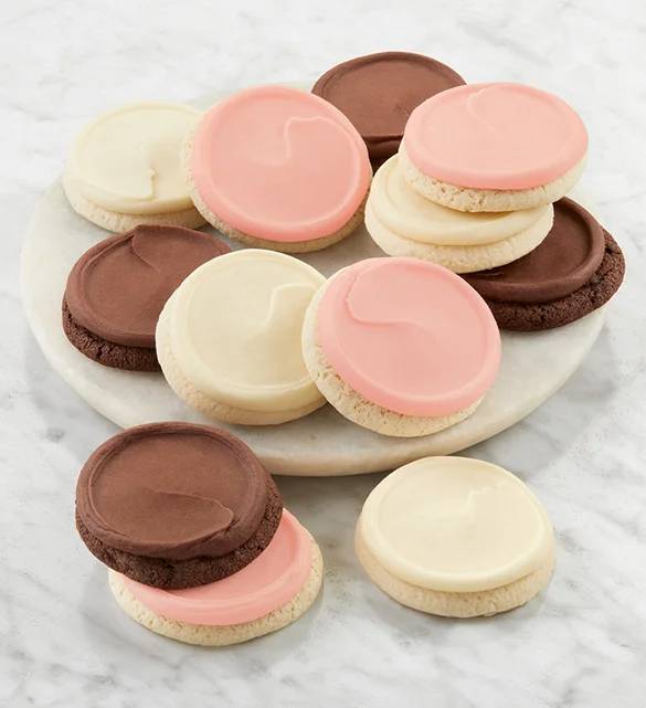 Galletas inspiradas en el helado napolitano