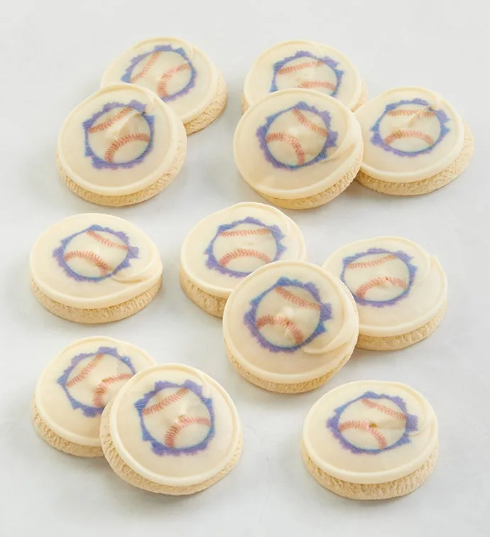 Caja de regalo de galletas de béisbol