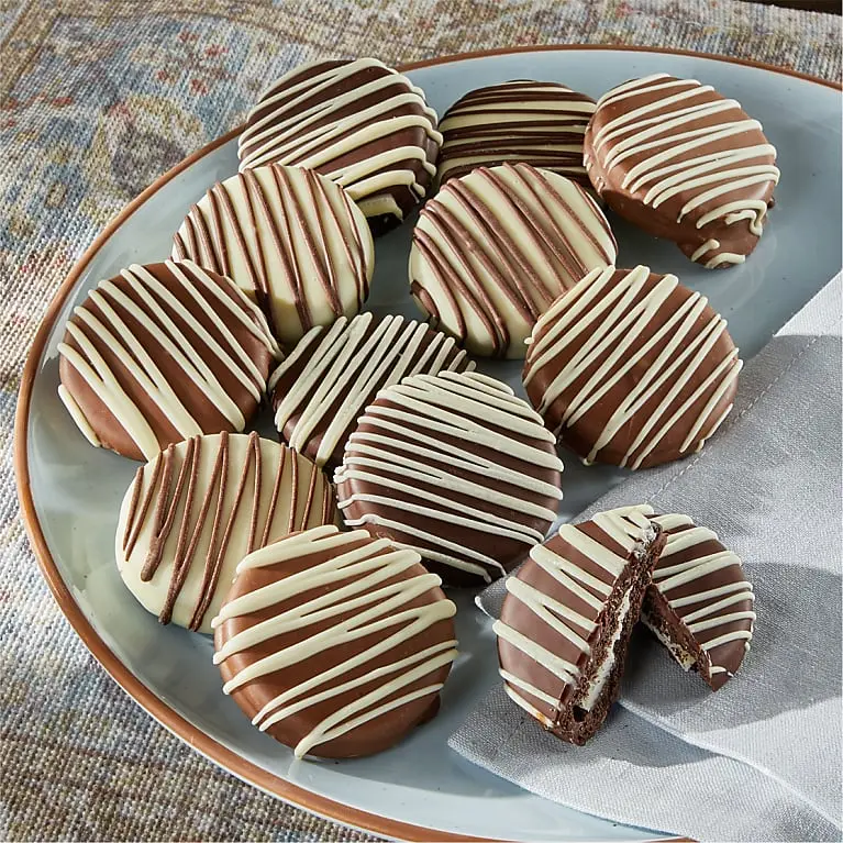 Galletas de sándwich de chocolate belga clásicas