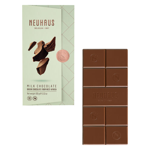 Tableta de chocolate con leche al 35% de cacao