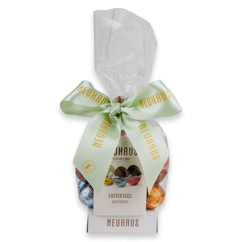 Huevos de chocolate en bolsa de celofán de 1/2 libra