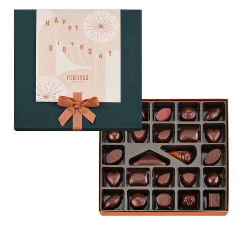 Caja de regalo de feliz cumpleaños - Oscura