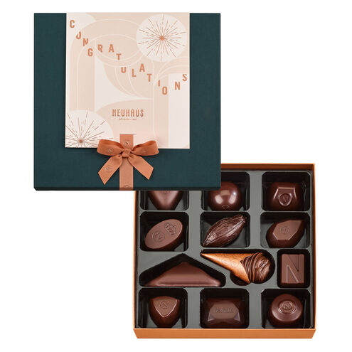 Caja de regalo de felicitación pequeña - Oscura