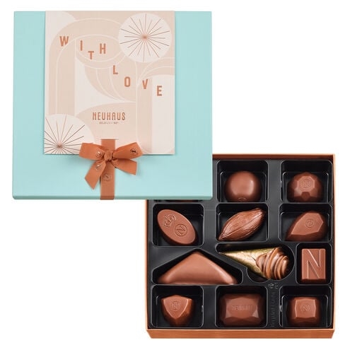 Caja de regalo pequeña con amor - Leche