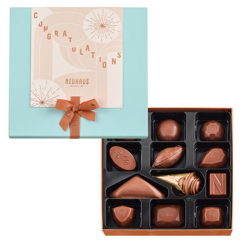 Caja de regalo pequeña de felicitación - Leche