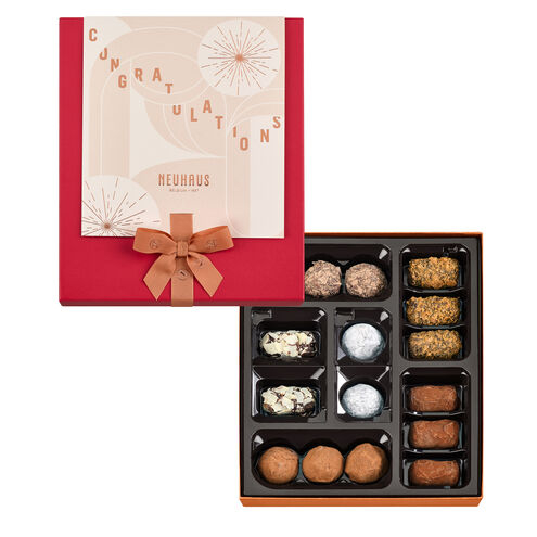 Caja de regalo de felicitación - Trufas