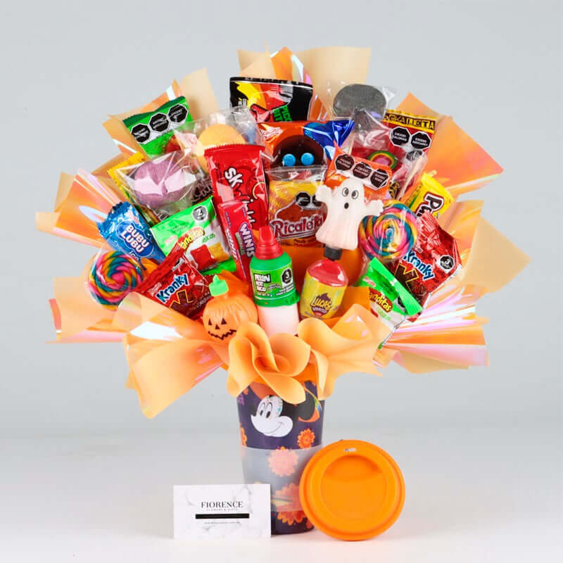 Ramo de caramelos "Termo de Mickey Mouse con caramelos"