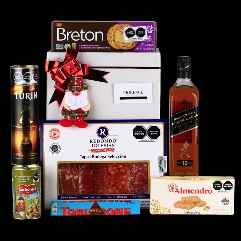 Regalo de empresa gourmet con whisky Johnnie Walker Black Label