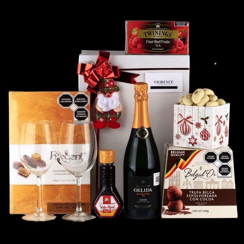 Regalo Gourmet de Empresa con Vino Español Cava Gelida Brut Gran Reserva