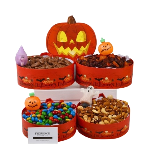 Torre de regalos "Aperitivos de Halloween"