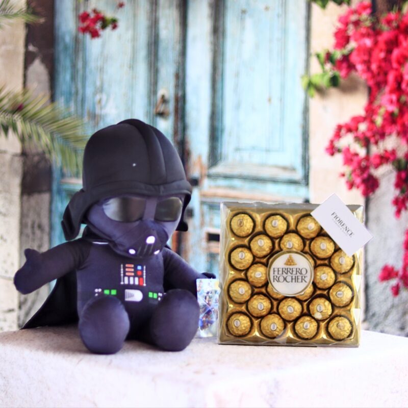 Darth Vader con chocolates