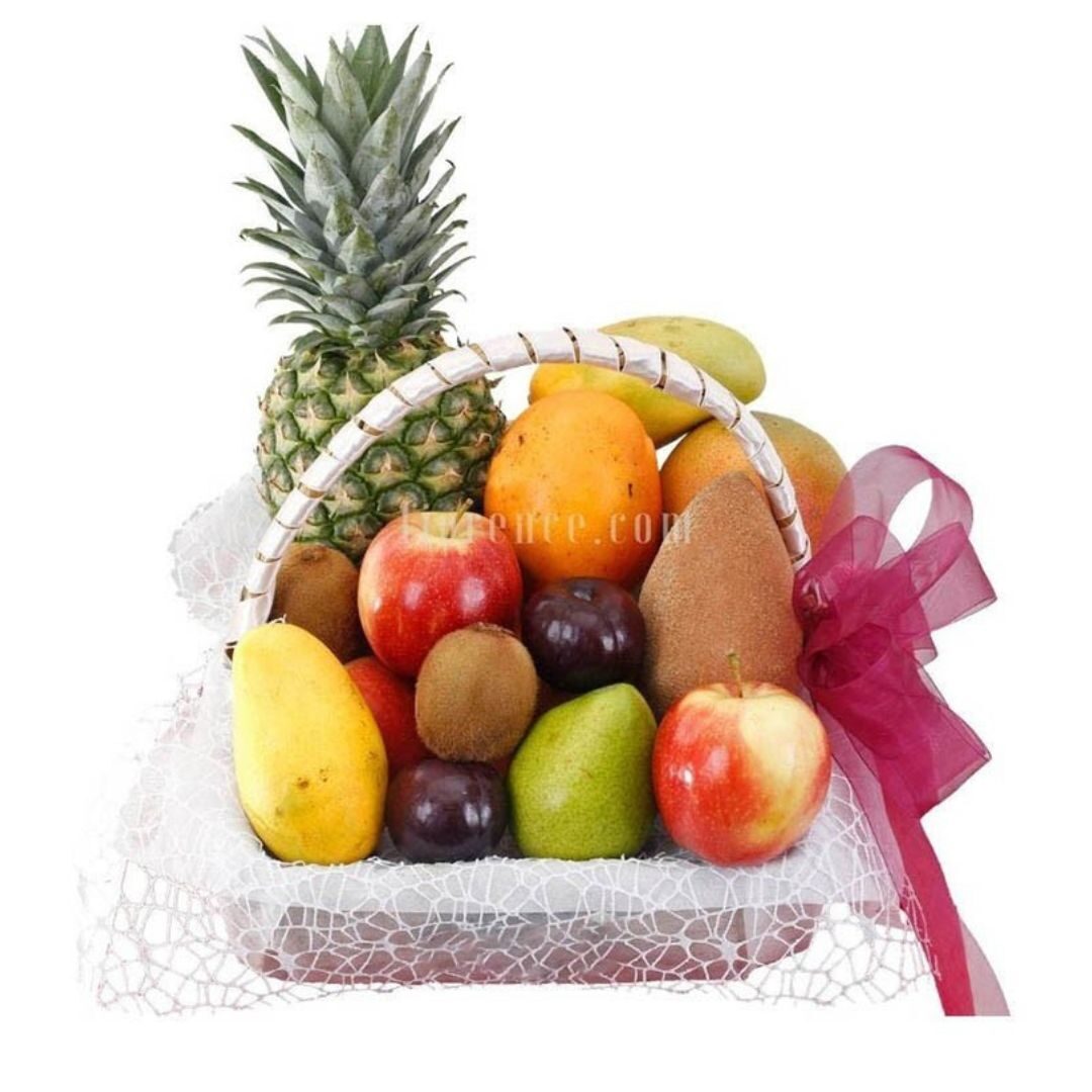 Deliciosa cesta de regalo de frutas