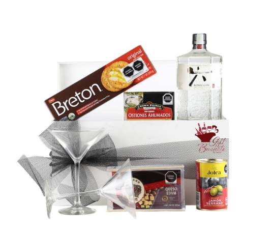 Regalo Especial con Ginebra Japonesa y Productos Gourmet