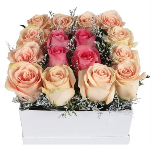 "Besos para ti" - Arreglo de rosas