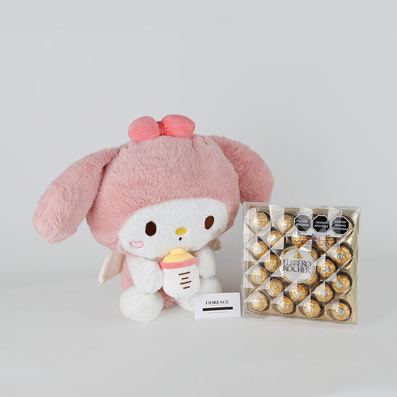 Hello Kitty - Peluche de My Melody con chocolates