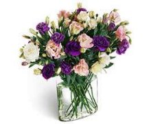 Florero con Lisianthus